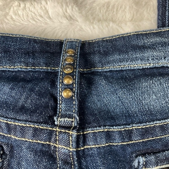 Robins Jeans Women’s Size 30 Angel Wing Pink Crystal Denim Jeans Made In USA - Picture 12 of 16